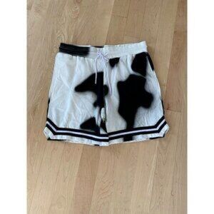 RDI White and Black Casual Shorts with Logo Tag